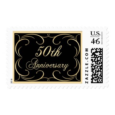 50th Anniversary postage by PMCustomWeddings