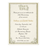 50th Anniversary Roses Invitation