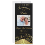 50th Anniversary Save the Date Photo Card Invite invitations