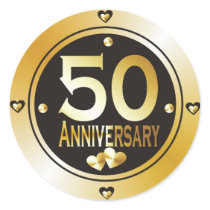 50th Anniversary Stickers