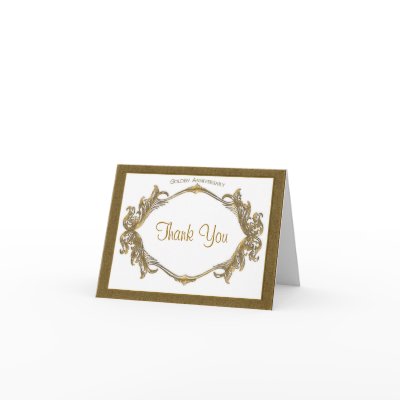 50th Anniversary Thank You Cards by TrudyWilkerson