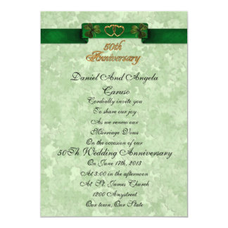 50th wedding anniversary invitations ireland