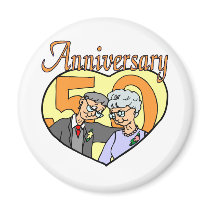 50th anniversary w3 magnets by wedding_anniversary 50th anniversary w3 magnets
