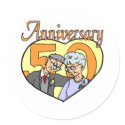 50th anniversary w3 stickers by wedding_anniversary 50th anniversary w3 stickers