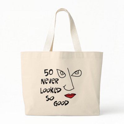 50th birthday, 50 never looked so good! bag by 50thbirthdaygifts_