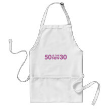 50th birthday apron