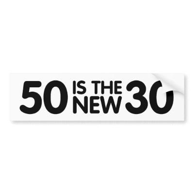 50th birthday bumper sticker by magarmor