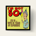50th Birthday Button