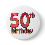 50th-birthday buttons