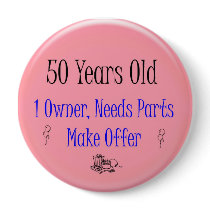 50th Birthday buttons by aimhigh 50th Birthday buttons