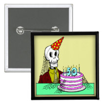 50th Birthday Button