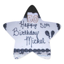 50th Birthday Cake Stickers stickers