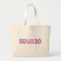 50th birthday canvas bags