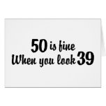 50th Birthday Card