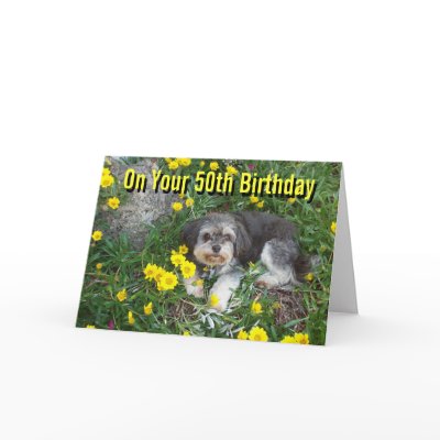 50th Birthday Card, Sentimental by 50thbirthdaygifts