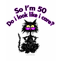 50th Birthday Cat Gifts t-shirts