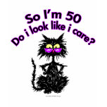 50th Birthday Cat Gifts Tee Shirt