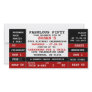 50th Birthday Concert Ticket Photo Cards
