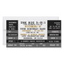 50th Birthday Concert Ticket Photo Card Template