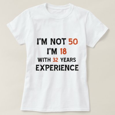 50th birthday designs t-shirt