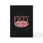 50th birthday, Fifty - Aged to Perfection Greeting Card