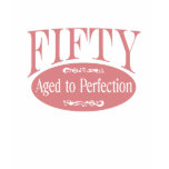 50th birthday, Fifty - Aged to Perfection Tee Shirt