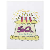 50th Birthday Custom Flyer