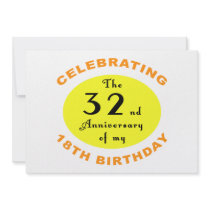 50th Birthday Gag Gift Invites
