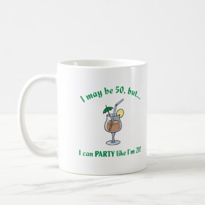 50th Birthday Gag Gift mugs