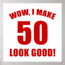 50th Birthday Gag Gift (r) Poster