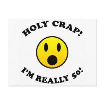 50th Birthday Gag Gifts Postcards