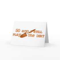 50th Birthday Gardening Card