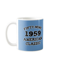 50th Birthday Gifts, 1959 American Classic! mugs