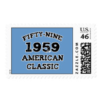 50th Birthday Gifts, 1959 American Classic! Stamps