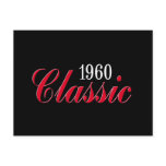 50th birthday gifts, 1960 Classic! Post Card