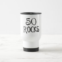 50th birthday gifts, 50 ROCKS Mug