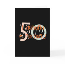 50th birthday gifts, I demand a recount! Greeting Card