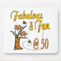 50th Birthday Gifts mousepads by DesignsOutOfMind 50th Birthday Gifts mousepads