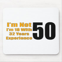 50th Birthday Gifts Mouse Pads