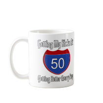 50th Birthday Gifts mugs by DesignsOutOfMind 50th Birthday Gifts mugs