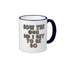 50th Birthday Gifts Mugs