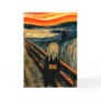50th Birthday Gifts, The Scream 50! Cards