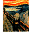 ladies_casual_tshirt - Edvard Munch, The Scream 50th Birthday Gifts! Superior quality 50th gifts, please zoom in to see the rich detail & colors as the thumbnail doesn't do it justice. Order now, you won't be disappointed.