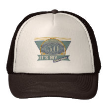 50th Birthday Gifts Trucker Hats