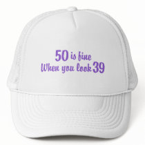 50th Birthday Mesh Hat