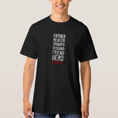 50th Birthday Hero Party Shirt for Him