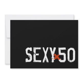 50th Birthday - Invitation invitation