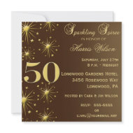 50th Birthday Invitations invitation