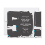 50th Birthday Invite