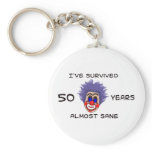 50th Birthday Keychains